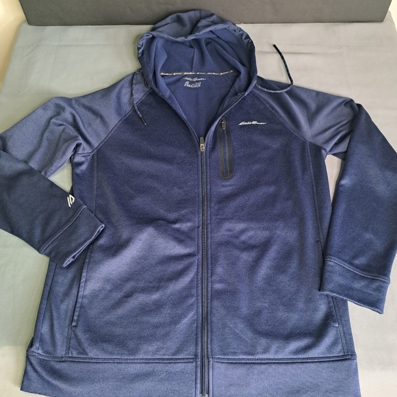 Eddie Bauer Other - Eddie Bauer Full Zip Hoodie Adult Medium Blue FREEdry Full Zip Performance Hoody